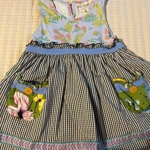 Matilda Jane Blue and‎ Green Floral size 6